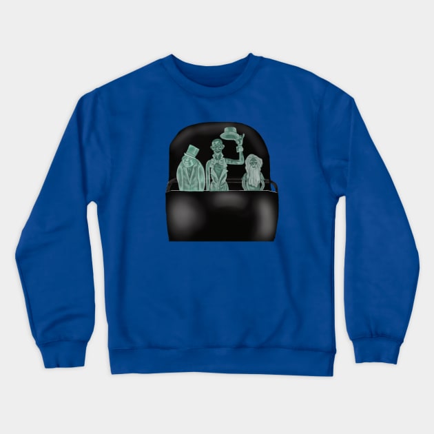 Hitchhiking Ghosts in Doom Buggy Crewneck Sweatshirt by tesiamarieart